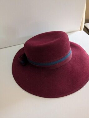 Vintage Georgette Fedora Felt Hat